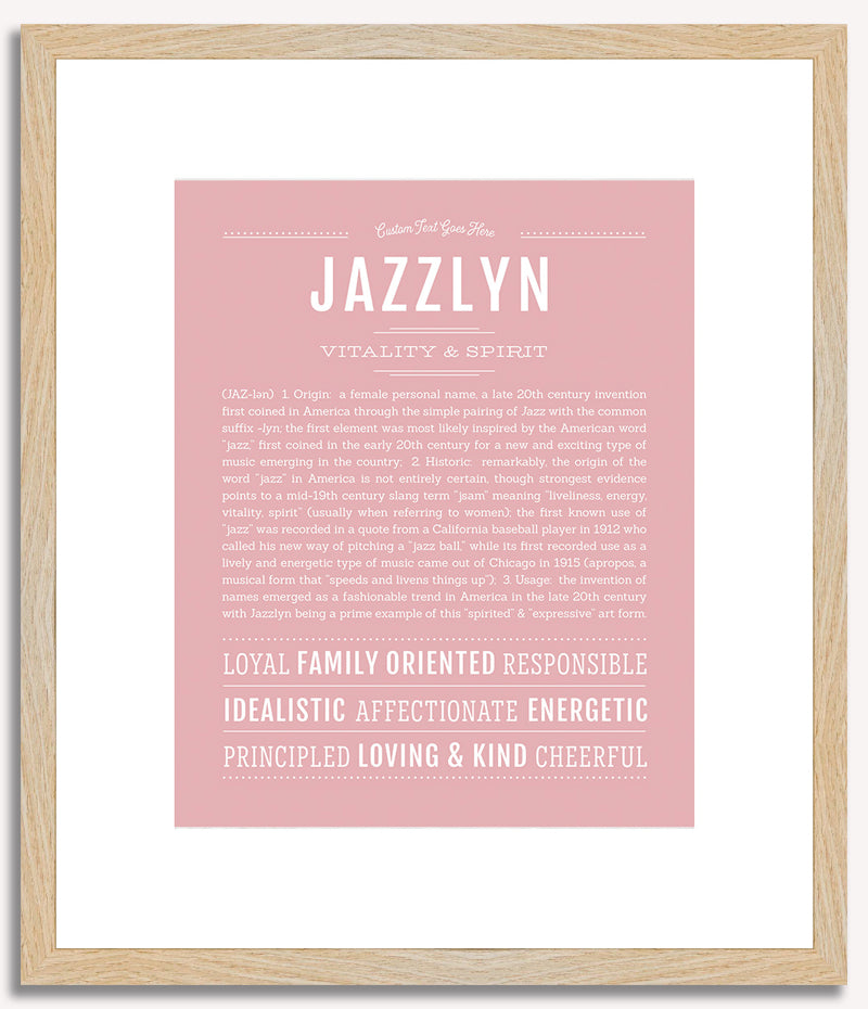 Jazzlyn | Name Art Print