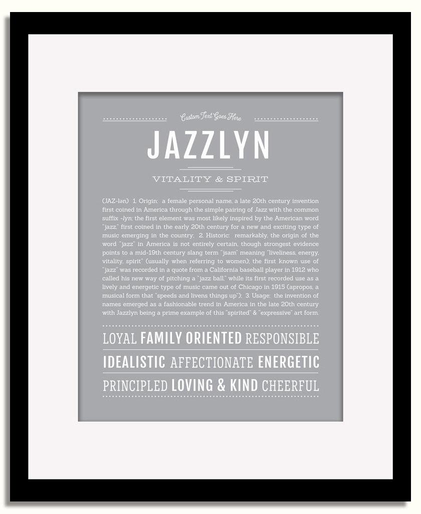 Frame Options | Sage | Black Frame, Matted