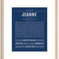 Jeanne | Name Art Print