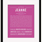 Frame Options | Dark Pink | Black Frame, Matted