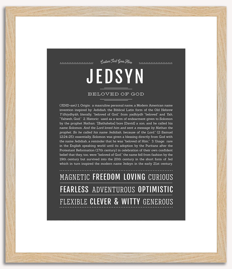 Jedsyn | Name Art Print