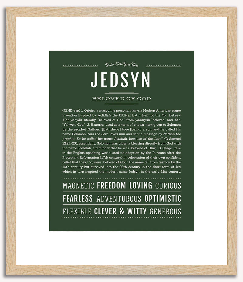 Jedsyn | Name Art Print