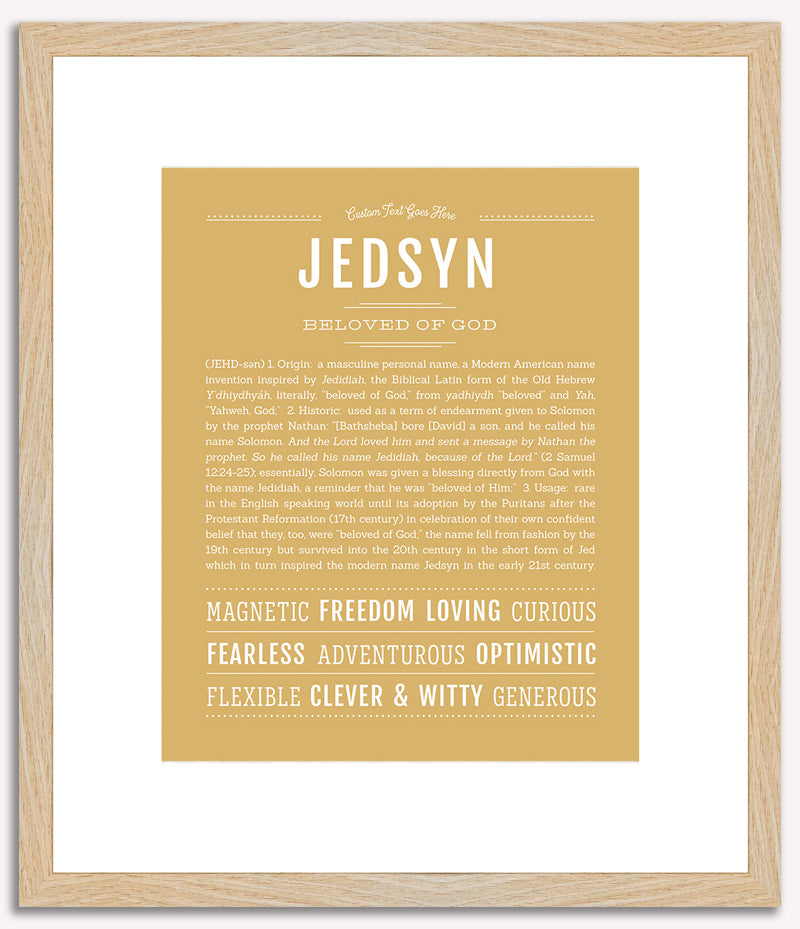 Jedsyn | Name Art Print