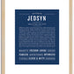 Jedsyn | Name Art Print