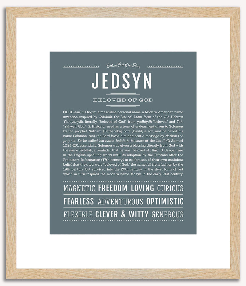 Jedsyn | Name Art Print