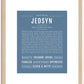 Jedsyn | Name Art Print