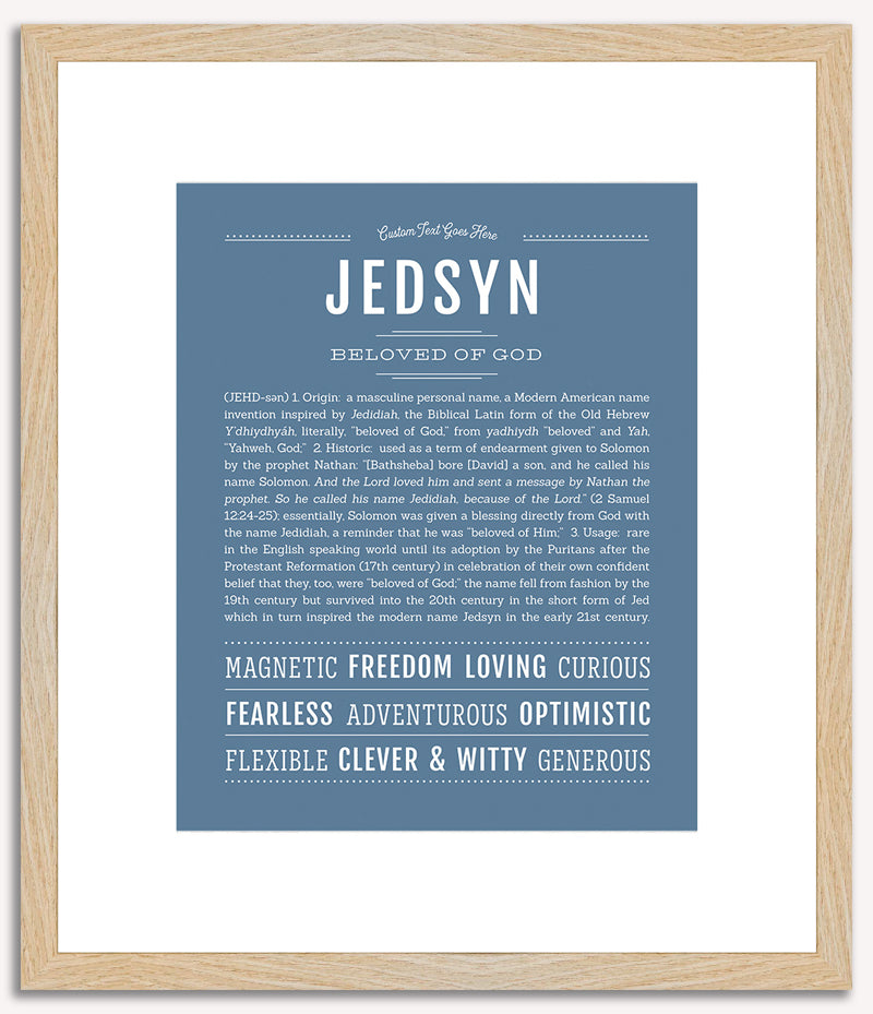 Jedsyn | Name Art Print