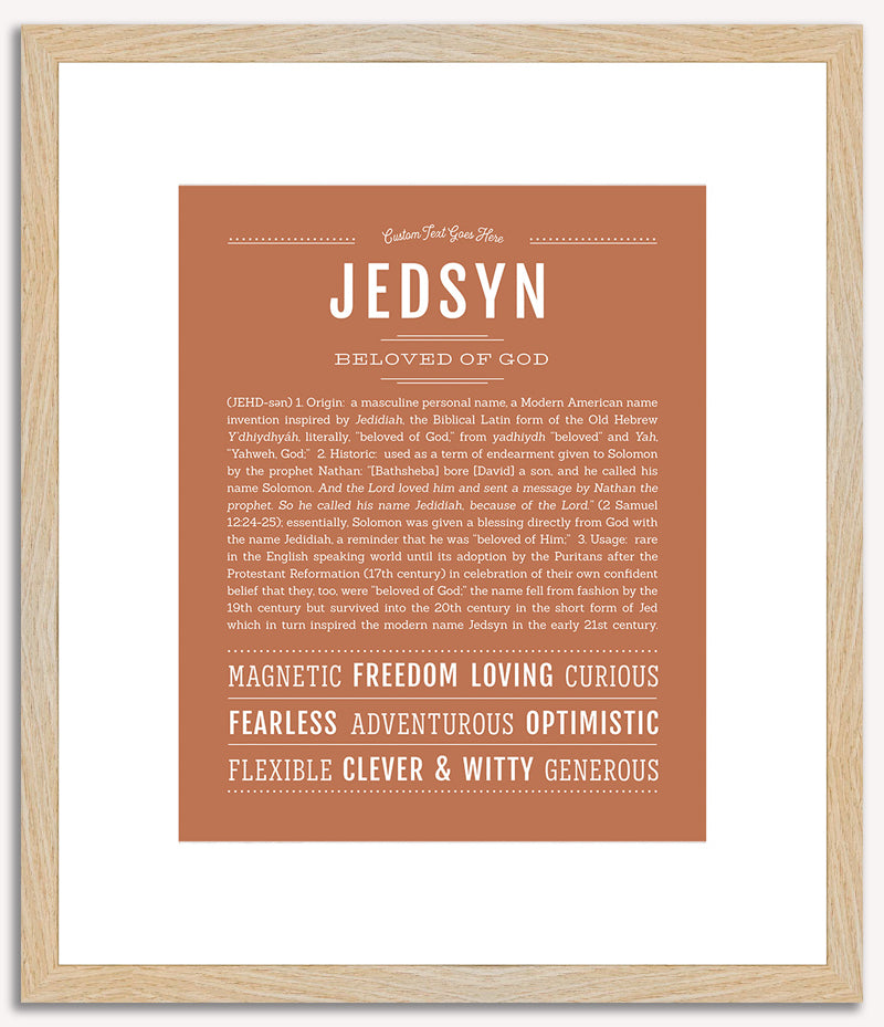 Jedsyn | Name Art Print