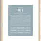 Jeff | Name Art Print