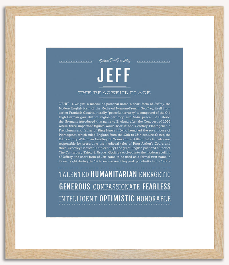 Jeff | Name Art Print