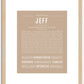 Jeff | Name Art Print