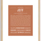 Jeff | Name Art Print