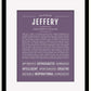 Frame Options | Deep Purple | Black Frame, Matted