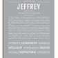 Jeffrey Name Art Print Name Stories Jeffrey Name Art Print Name Stories