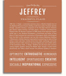 Jeffrey Name Art Print Name Stories Jeffrey Name Art Print Name Stories