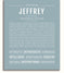 Jeffrey Name Art Print Name Stories Jeffrey Name Art Print Name Stories