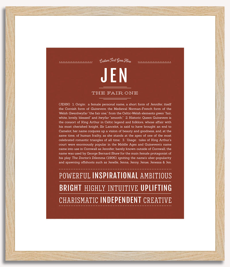 Jen | Name Art Print