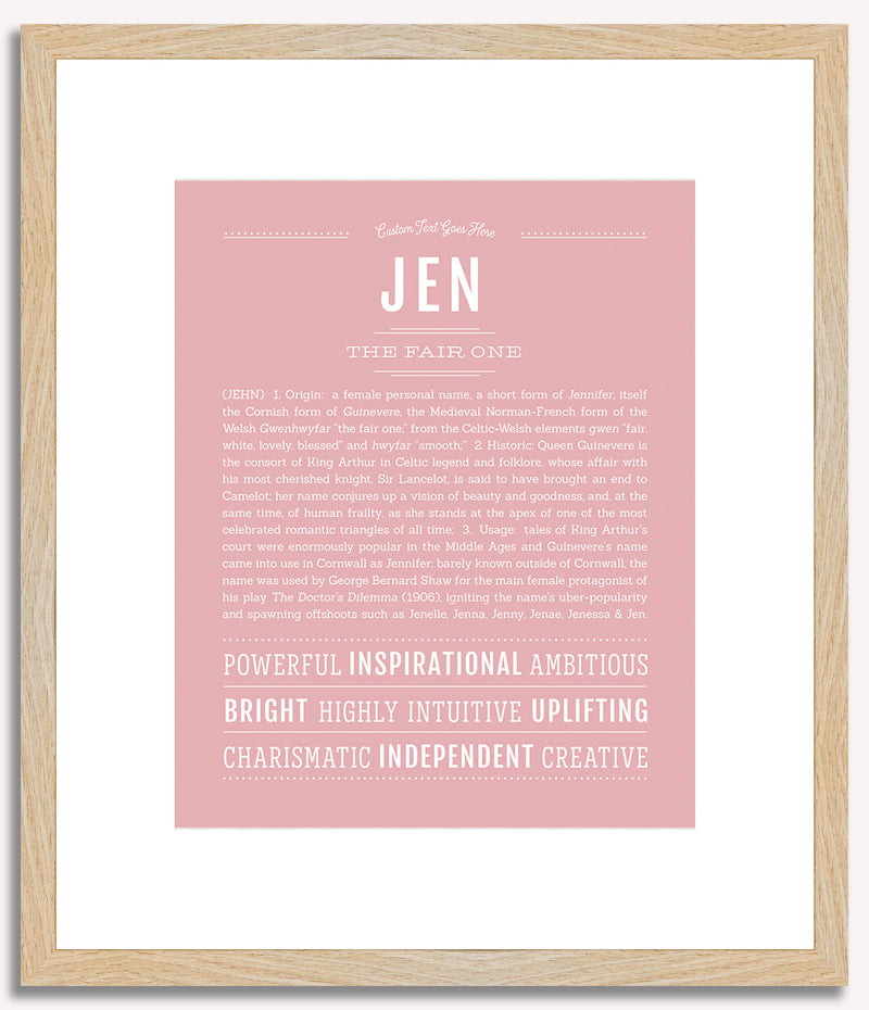 Jen | Name Art Print