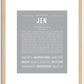 Jen | Name Art Print