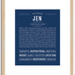 Jen | Name Art Print