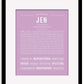 Frame Options | Lilac | Black Frame, Matted