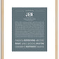 Jen | Name Art Print