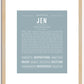 Jen | Name Art Print