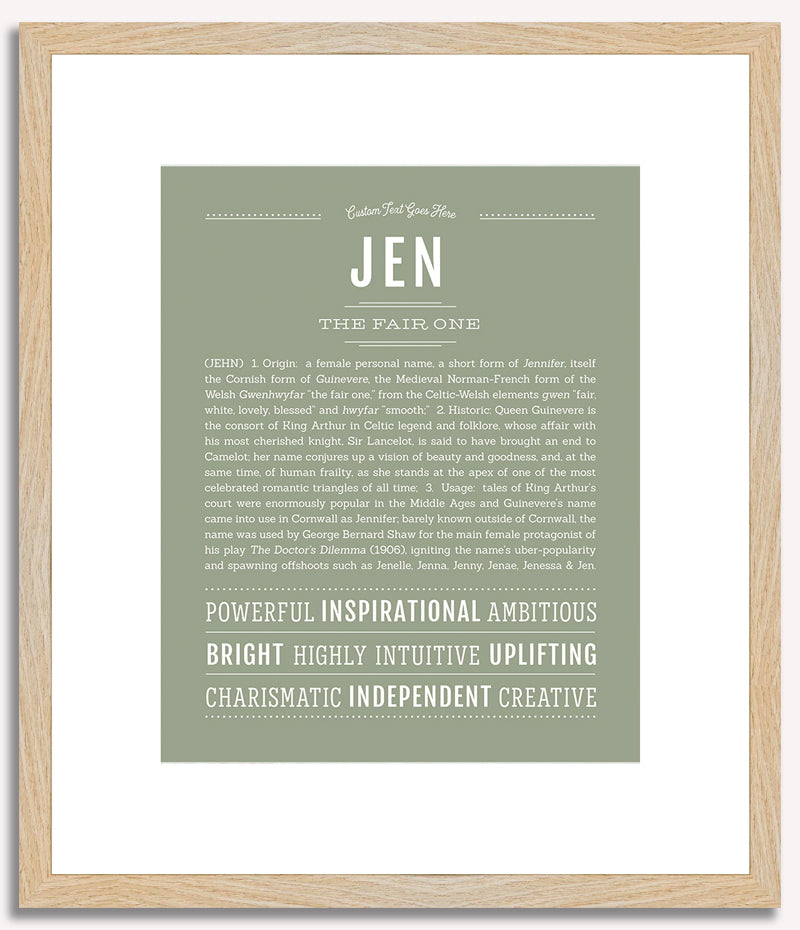 Jen | Name Art Print