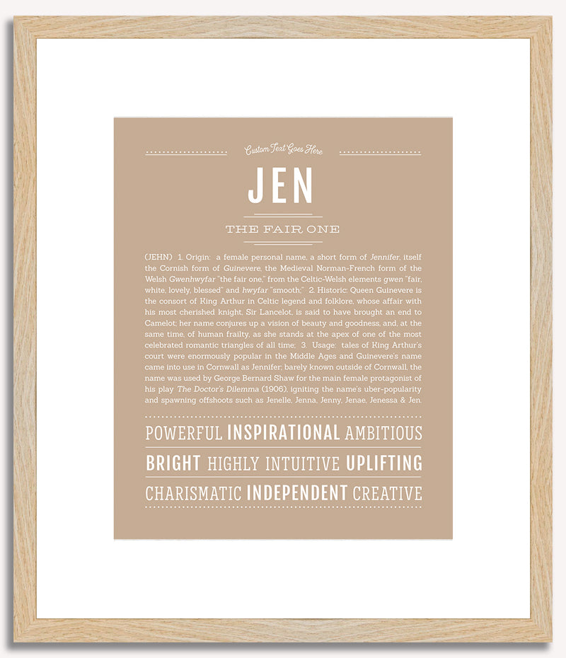 Jen | Name Art Print