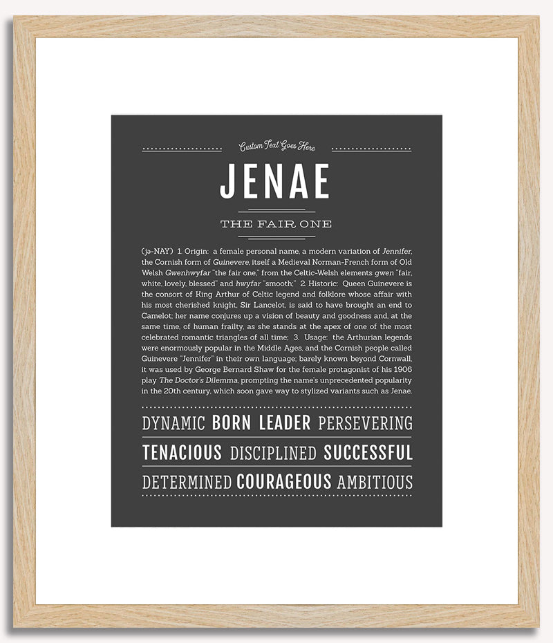 Jenae | Name Art Print