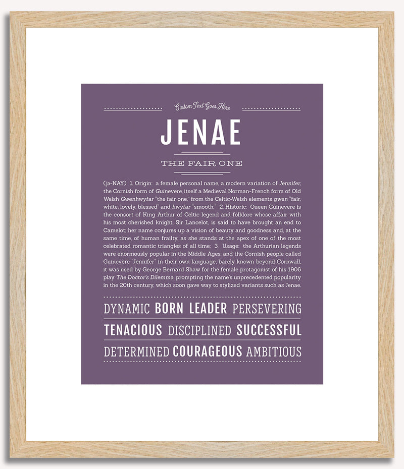 Jenae | Name Art Print