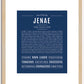 Jenae | Name Art Print