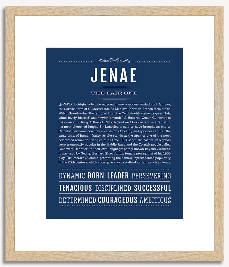 Jenae | Name Art Print