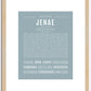 Jenae | Name Art Print