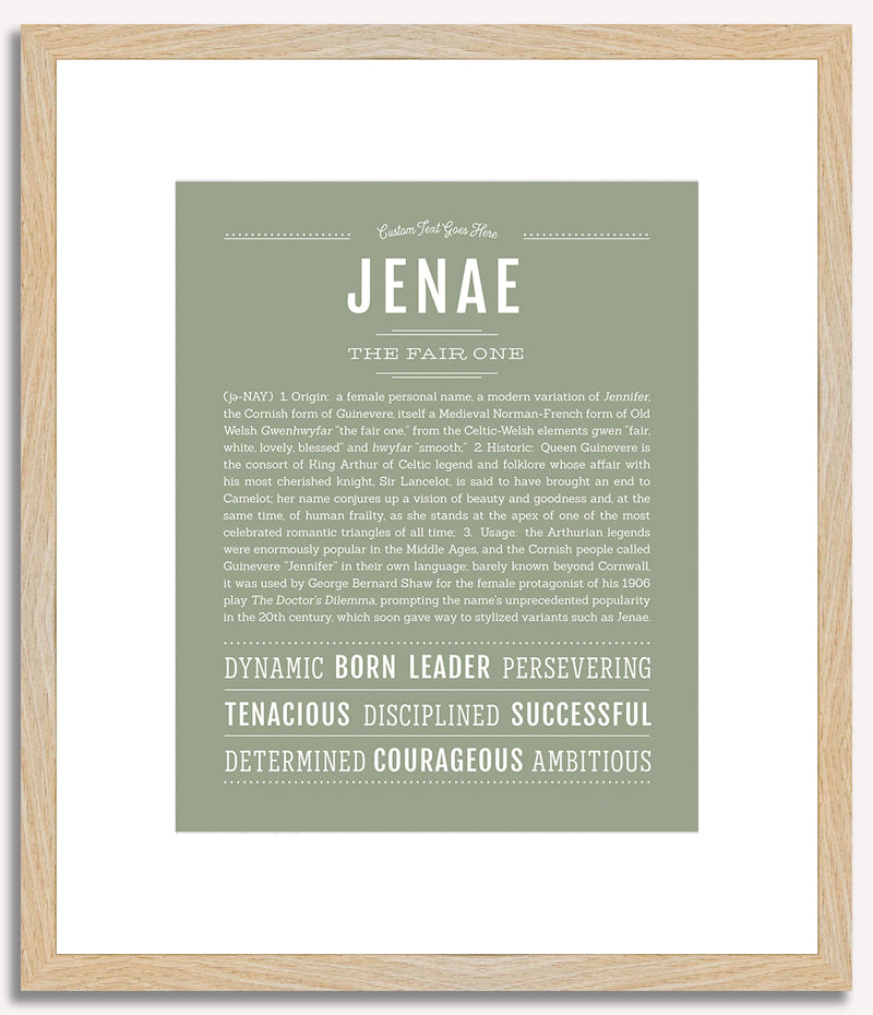 Jenae | Name Art Print