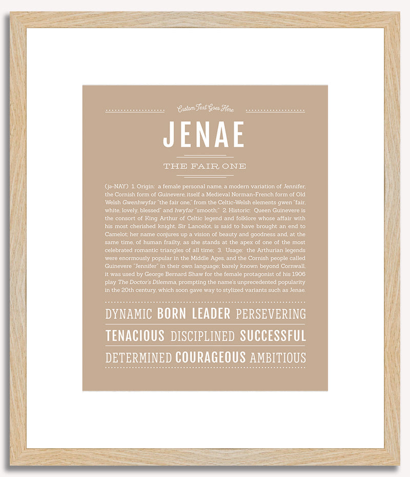 Jenae | Name Art Print