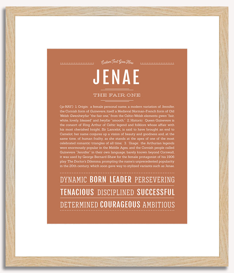 Jenae | Name Art Print