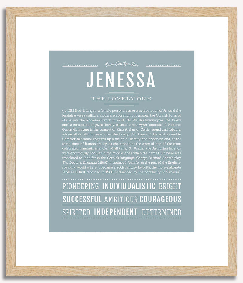 Jenessa | Name Art Print