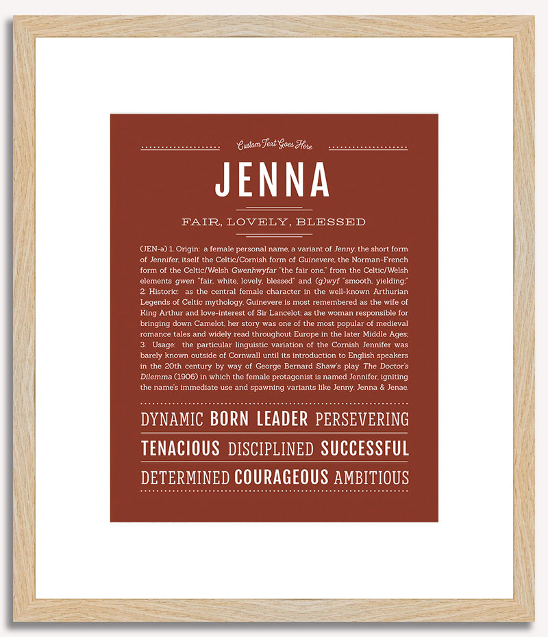 Jenna | Name Art Print