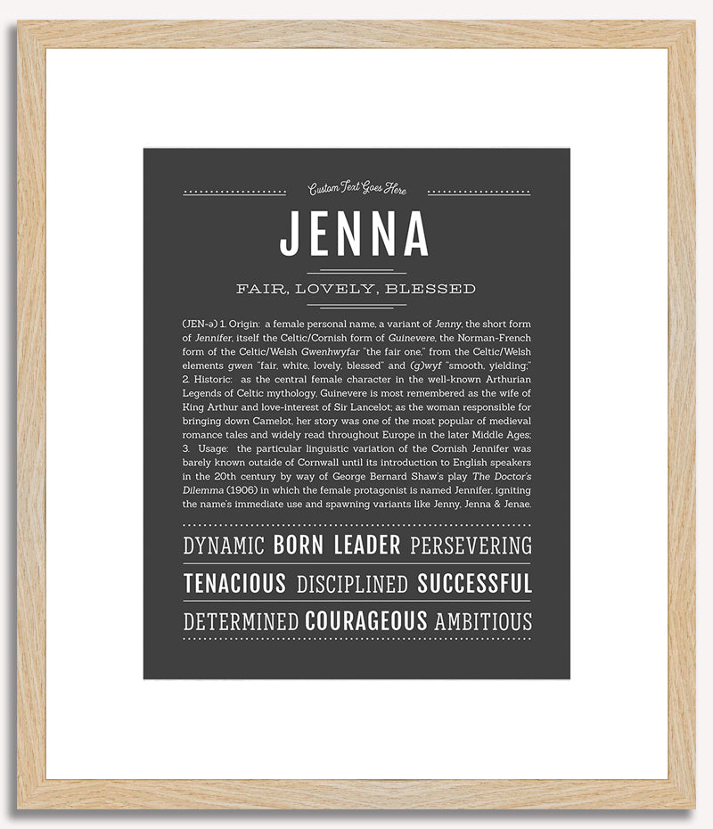 Jenna | Name Art Print