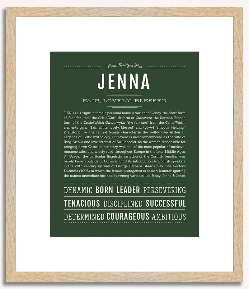 Jenna | Name Art Print