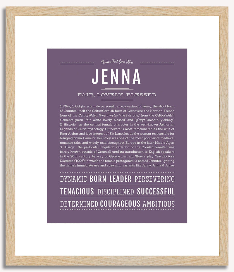 Jenna | Name Art Print