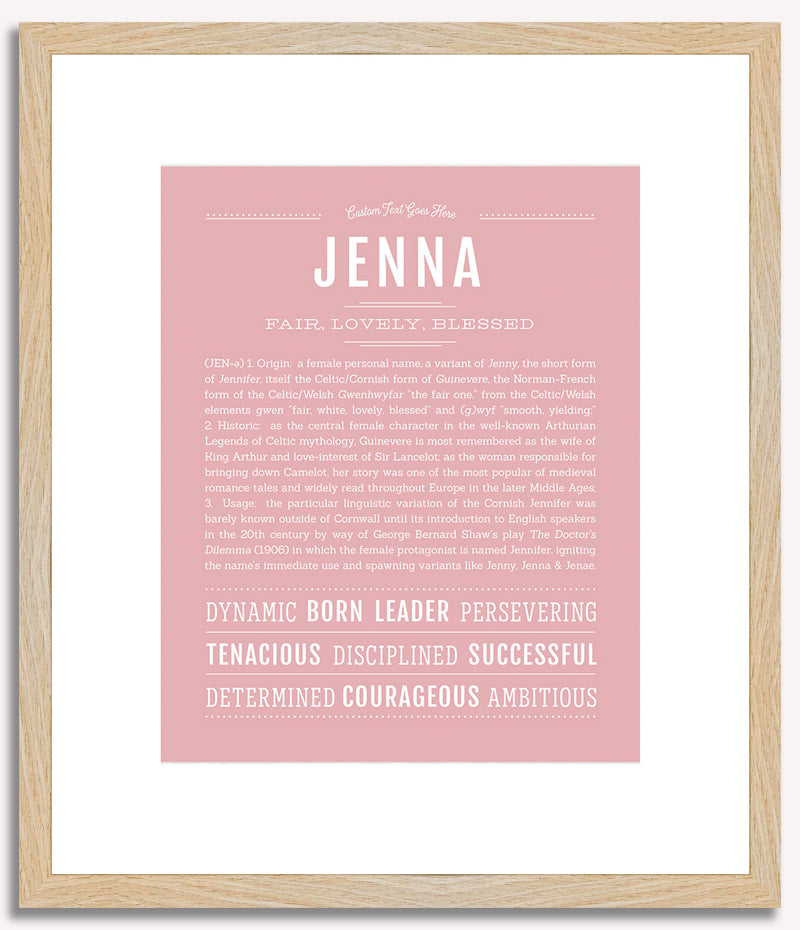 Jenna | Name Art Print