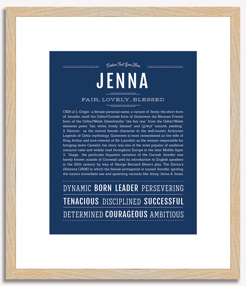 Jenna | Name Art Print