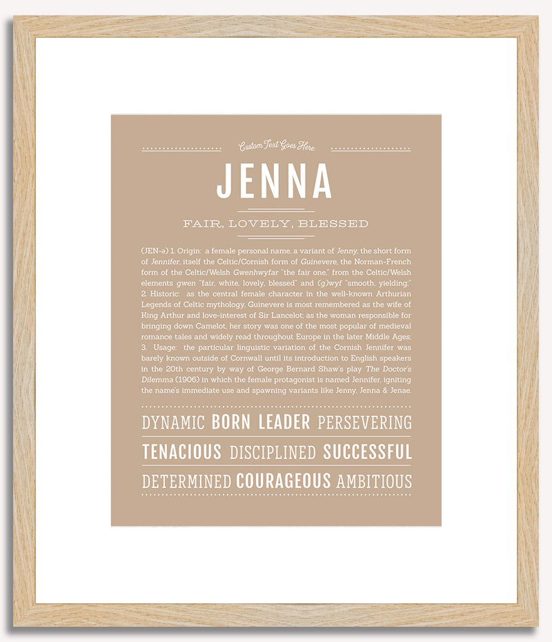 Jenna | Name Art Print