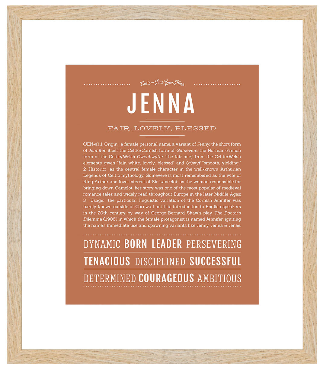 Jenna | Name Art Print