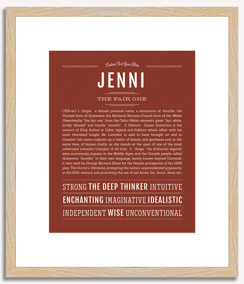 Jenni | Name Art Print