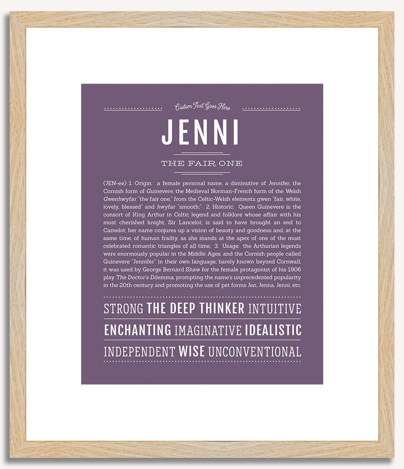 Jenni | Name Art Print