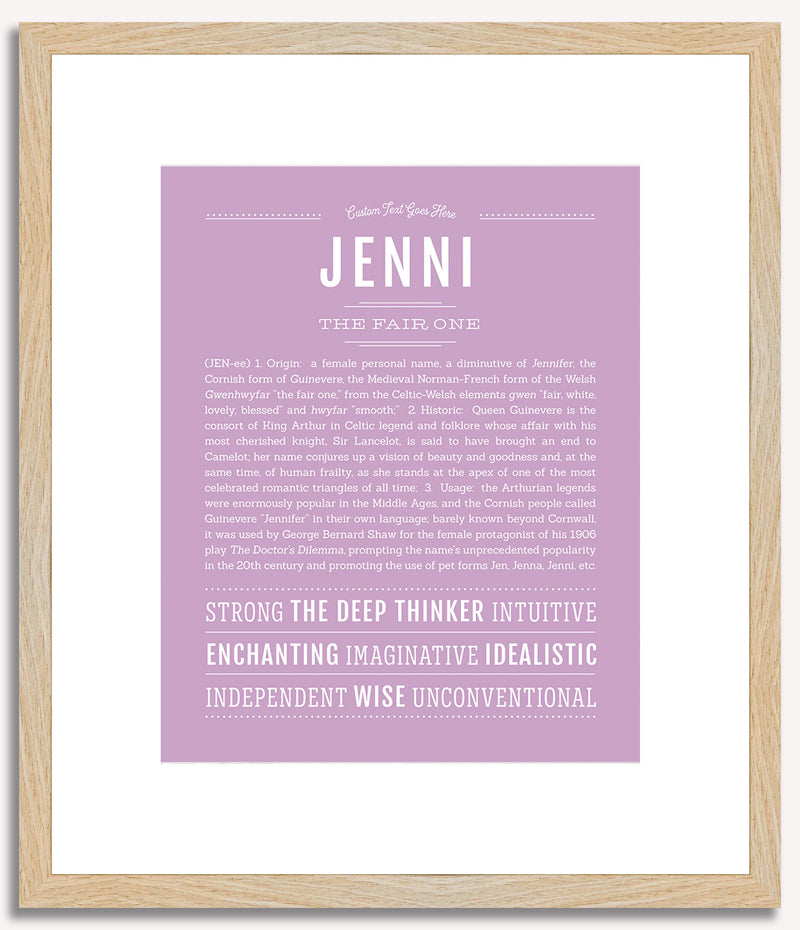 Jenni | Name Art Print