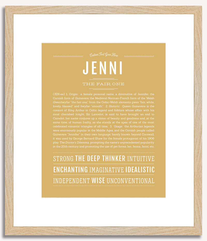 Jenni | Name Art Print